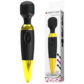 Вибромассажер Power Wand чёрно-золотой, BW-055009-2