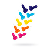 Набор свечи Pecado BDSM, мини-пенис, 10 шт, 46567